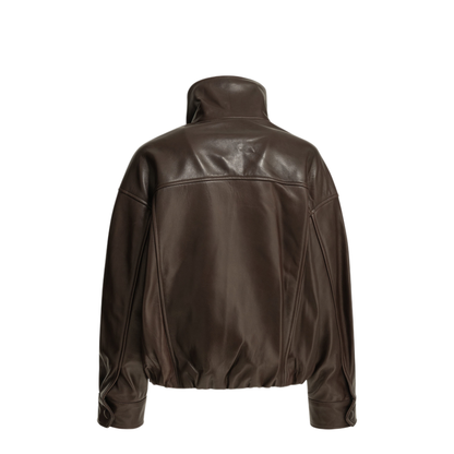 MAYFEYR - Nour Hammour - Roland Leather Jacket - PF26JK07ROLANDBROWN