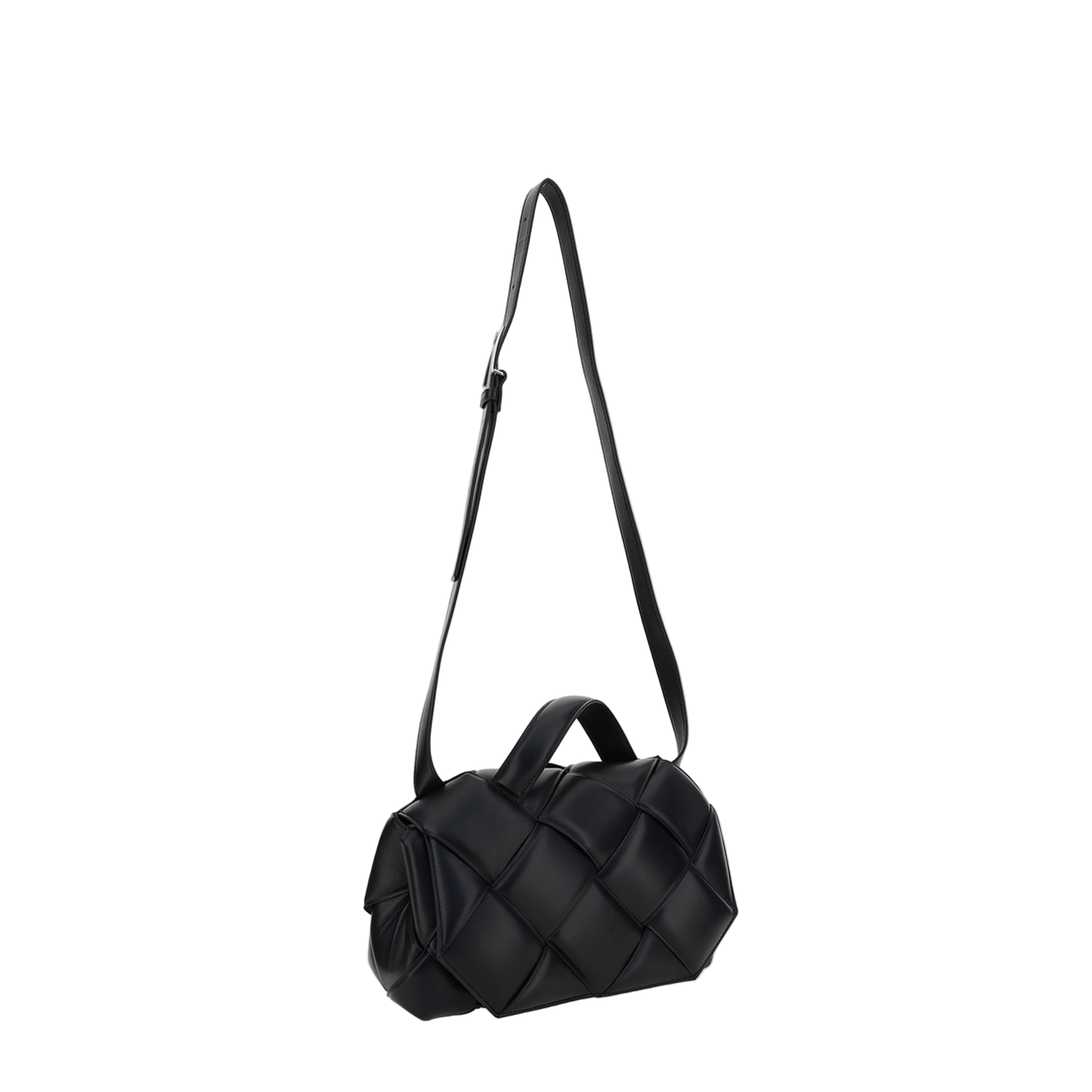 Woven Leather Shoulder Bag