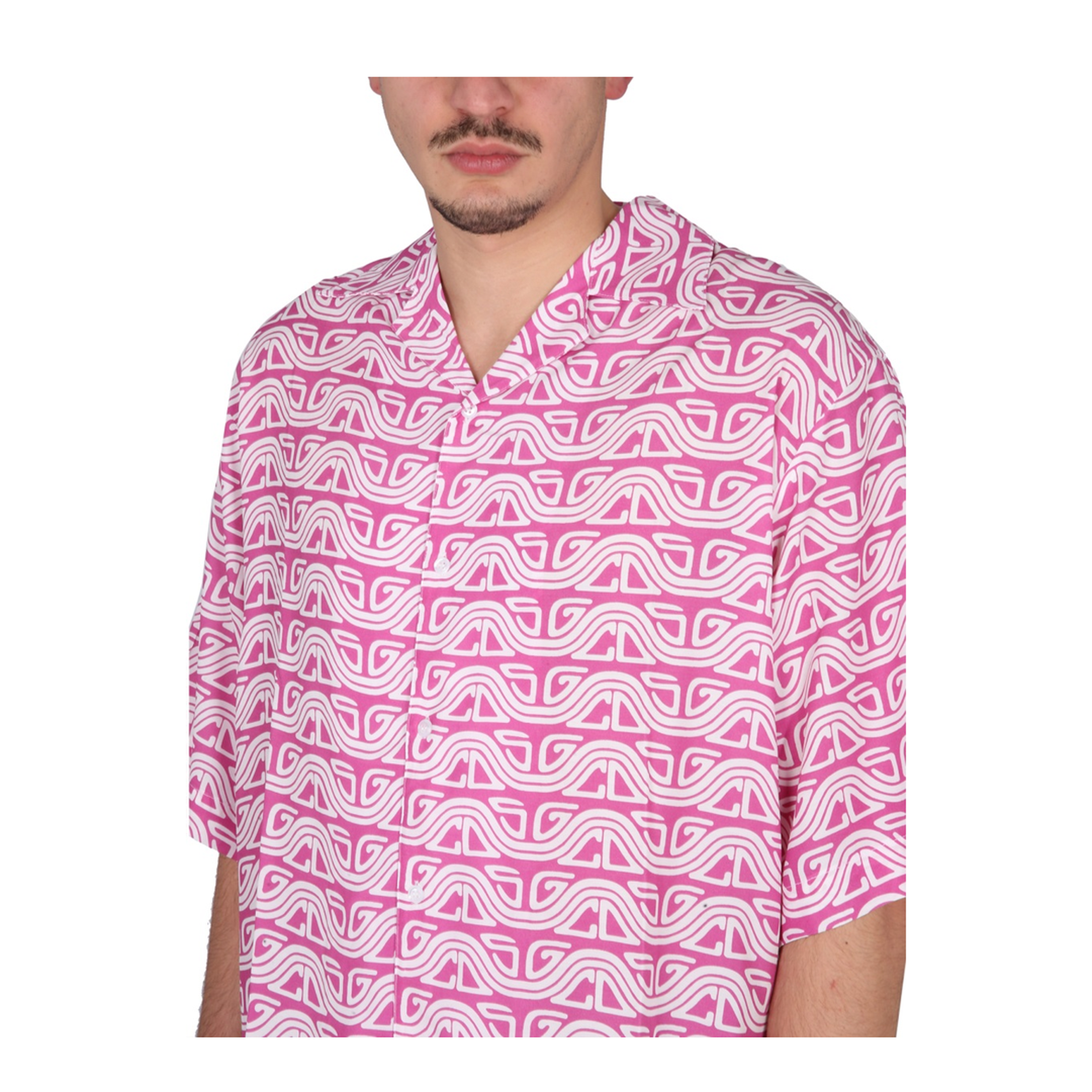 MAYFEYR - GCDS - Monogram Waved Shirt - SS23M24072347