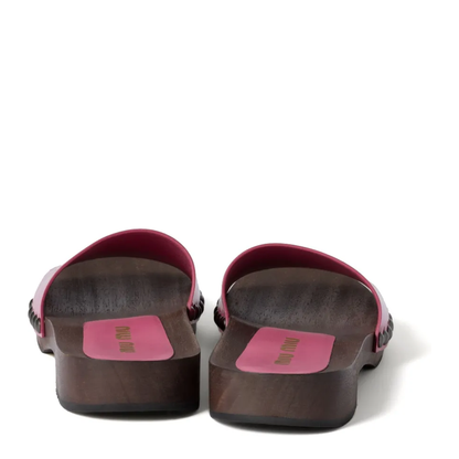 MAYFEYR - Miu Miu - Patent Leather Clogs - 5Z425EFA030069F0638