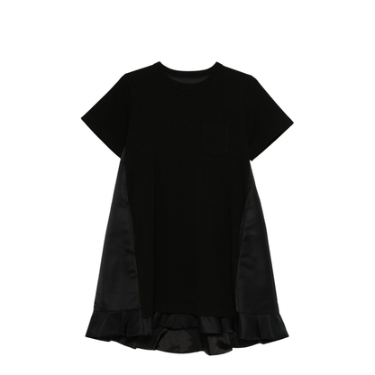 Cotton and Nylon Mini Dress