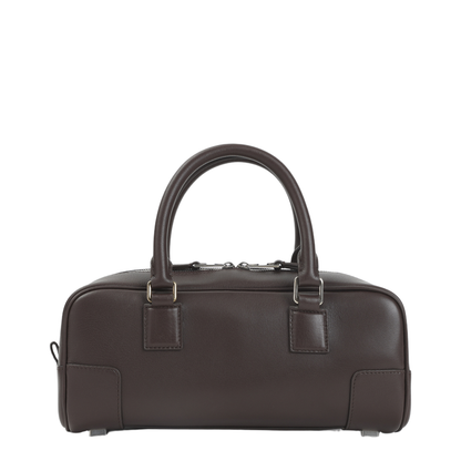 Amazona 23 Cropped Calfskin Shoulder Bag - Brown