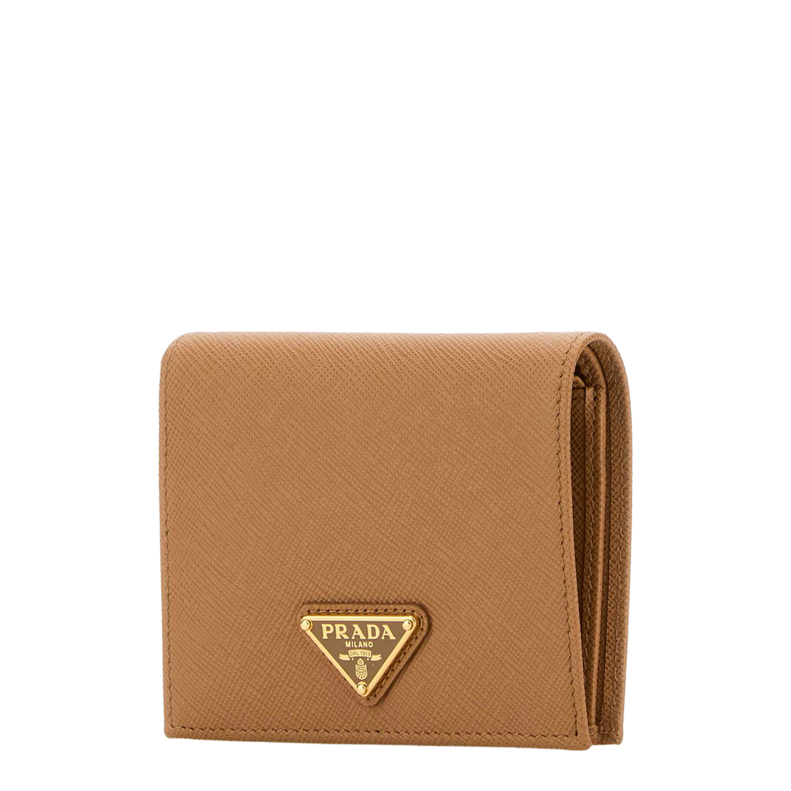 Natural Small Saffiano Leather Wallet