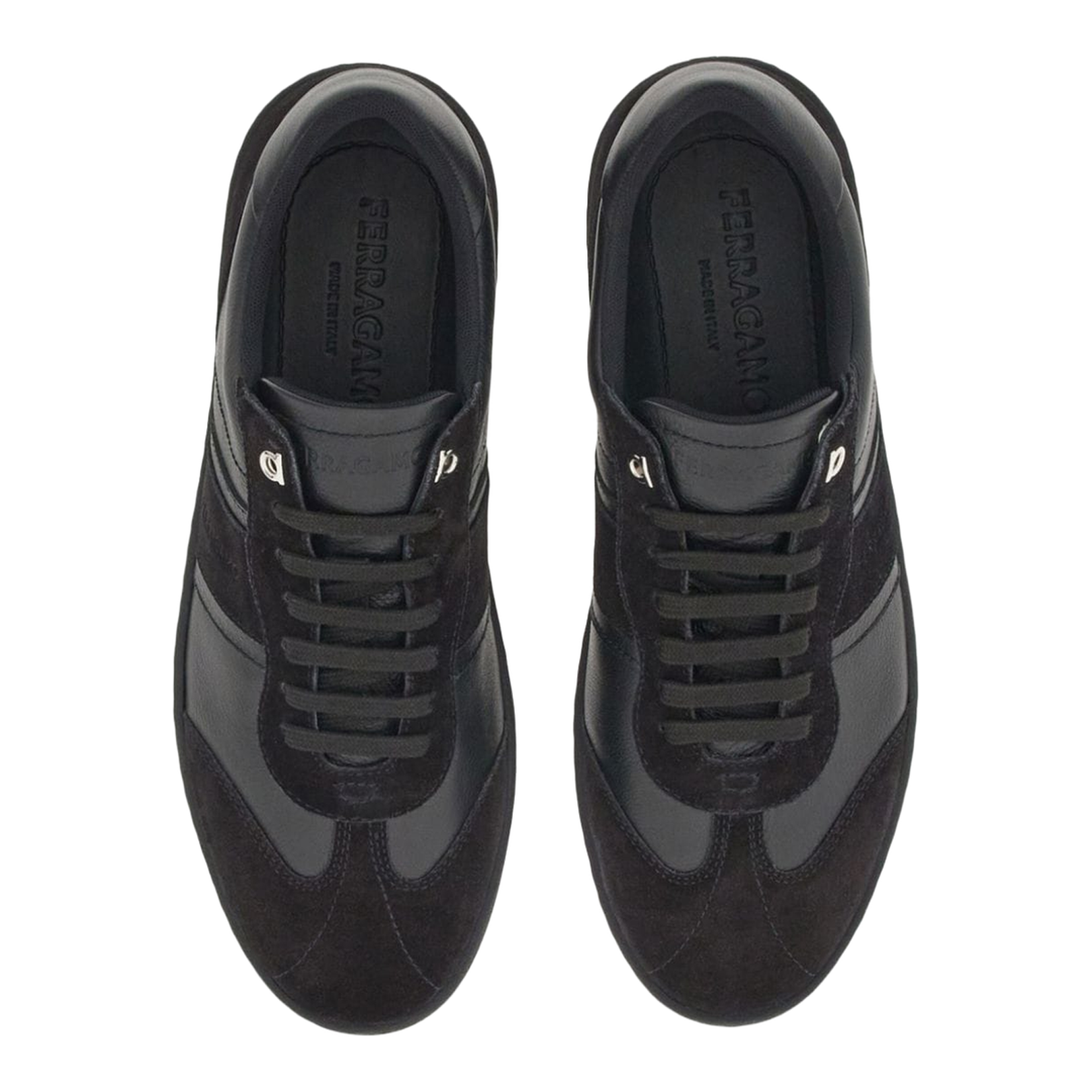 Achille Leather And Suede Sneakers