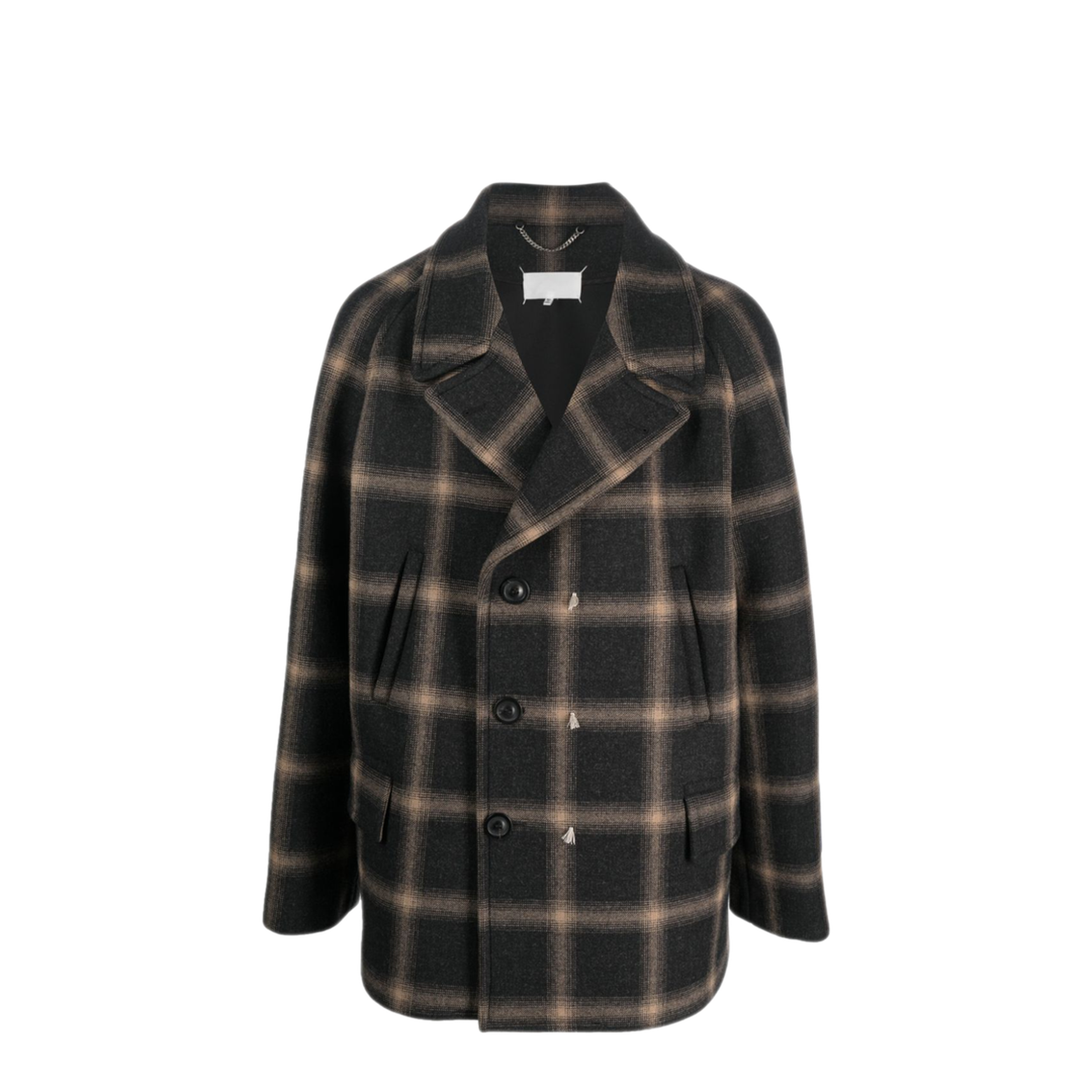 MAYFEYR - Maison Margiela - Check-Pattern Wool Coat - S67AM0071S78242001F