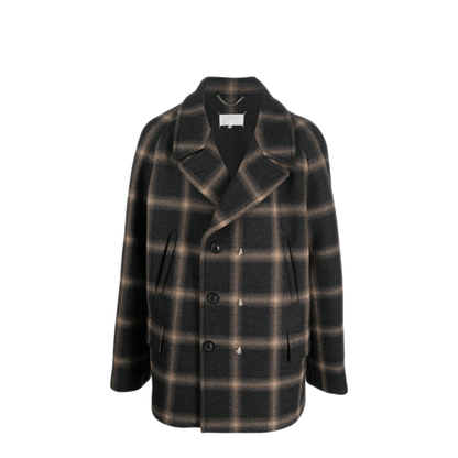 MAYFEYR - Maison Margiela - Check-Pattern Wool Coat - S67AM0071S78242001F