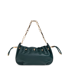 Halcyon Calfskin Clutch - Emerald