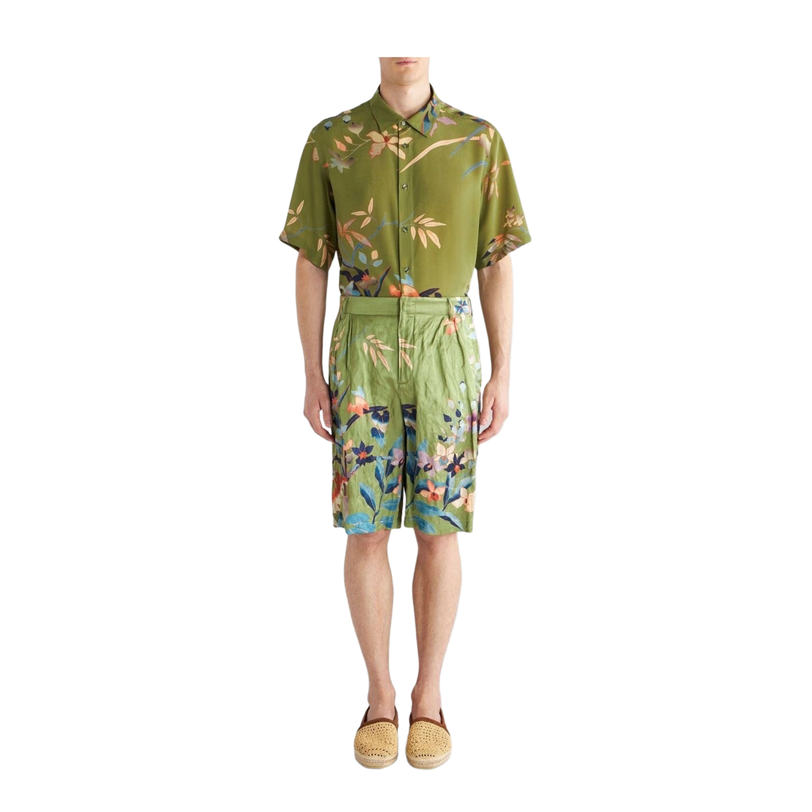 Floral-Print Deck Shorts