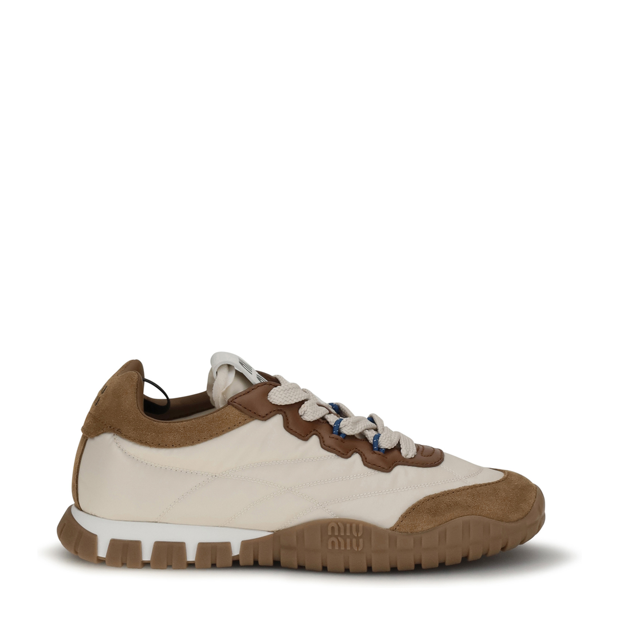 MAYFEYR - Miu Miu - Fabric And Suede Sneakers - 5E417EF005LYW