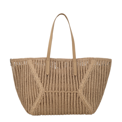 BC Duo Raffia Tote - Beige