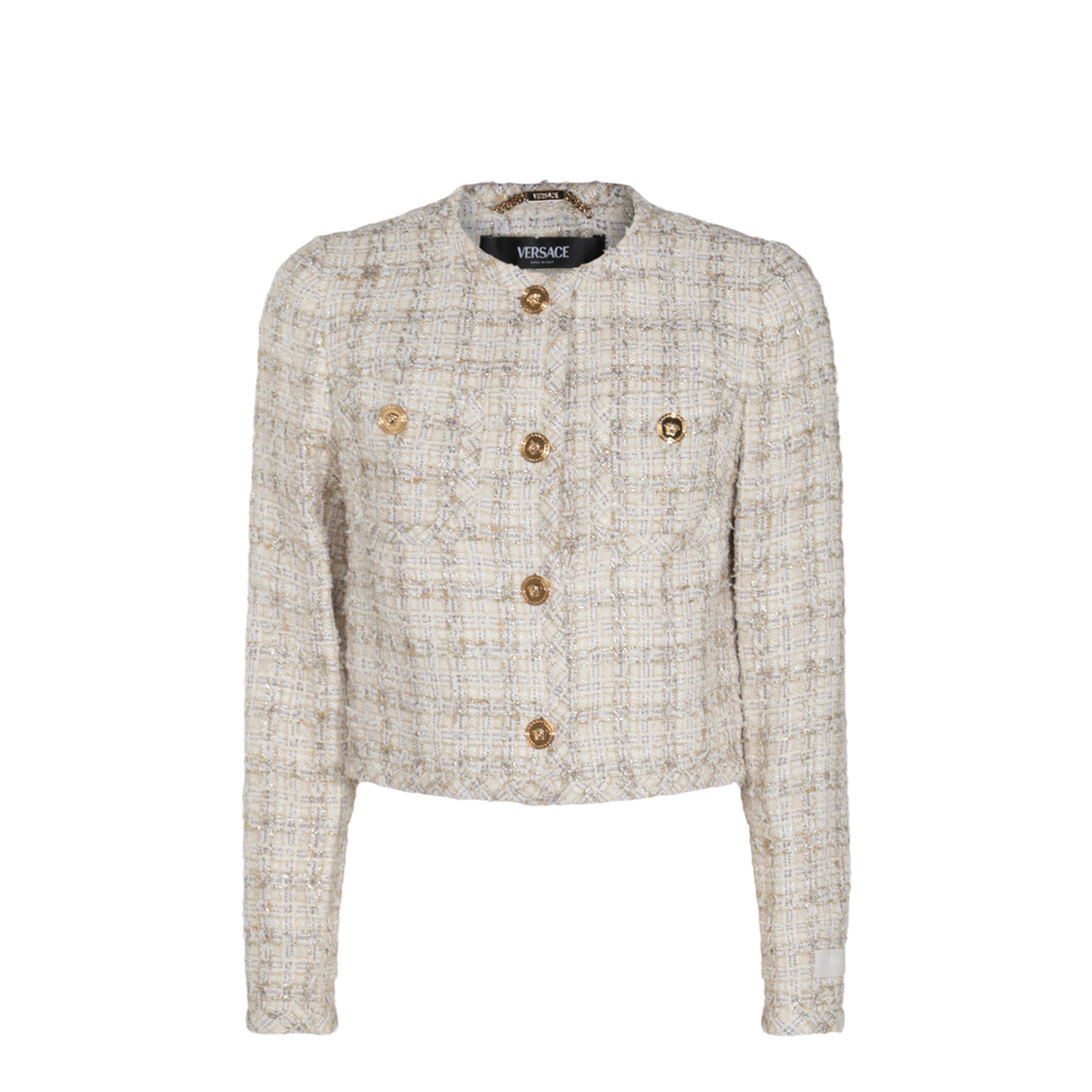 Multicolor Tweed Blazer