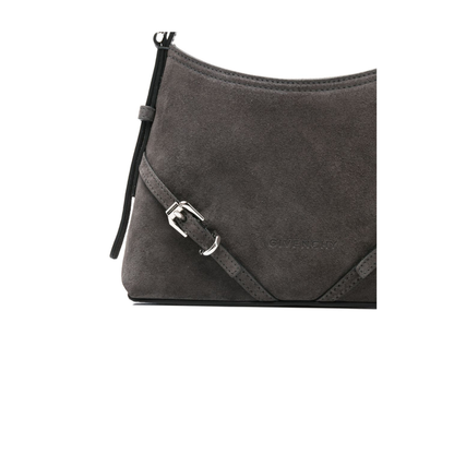 Voyou Nano Suede Bag - Dark Grey