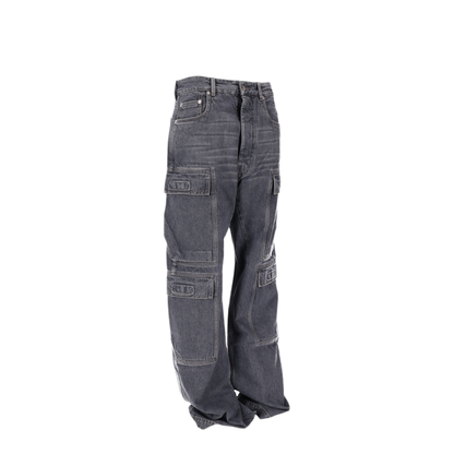 MAYFEYR - Rick Owens - Double Cargo Jeans - DU02E7361DGY58
