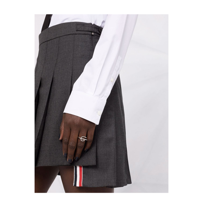 MAYFEYR - Thom Browne - Pleated Mini Skirt - FGC402V00626025