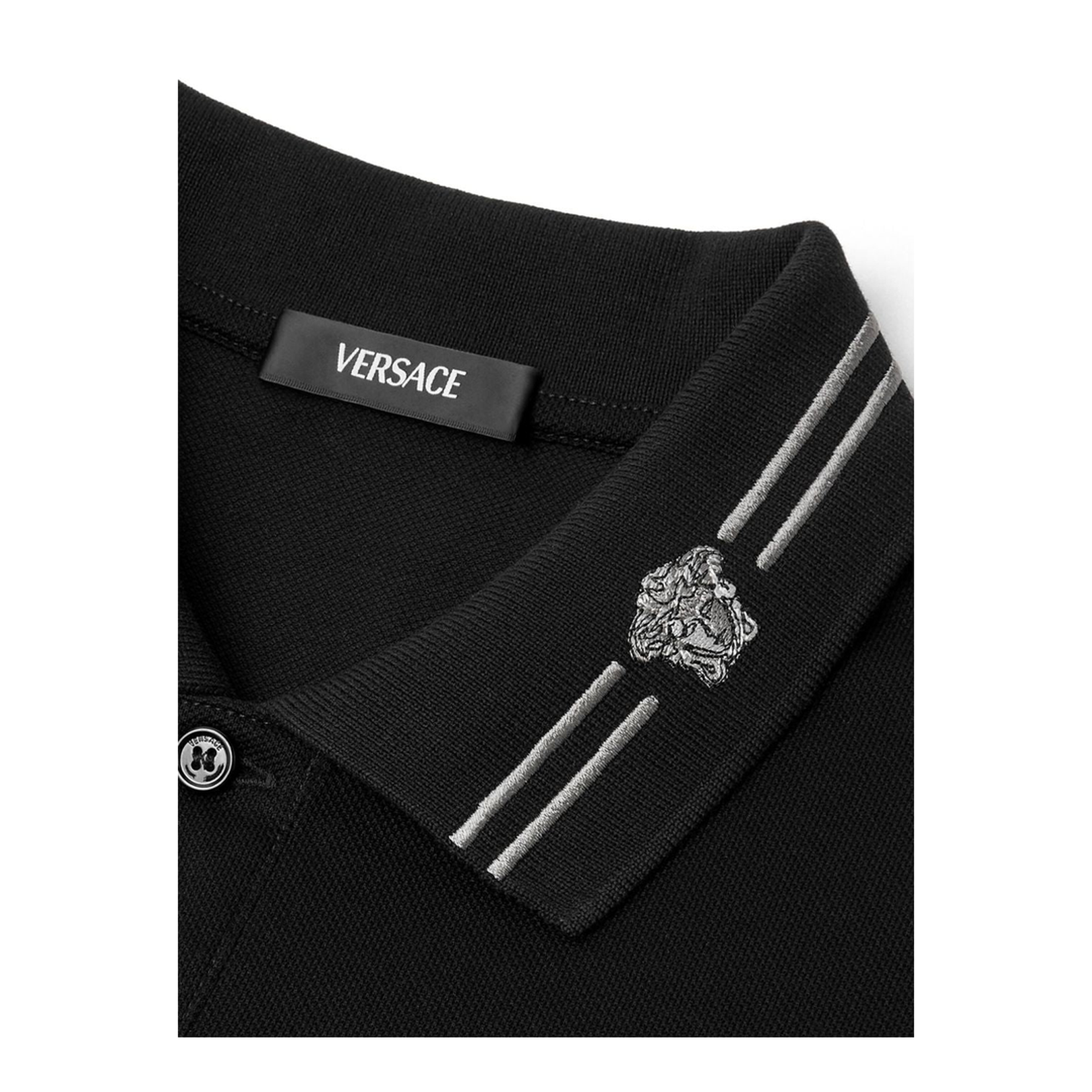 Medusa Embroidered Polo