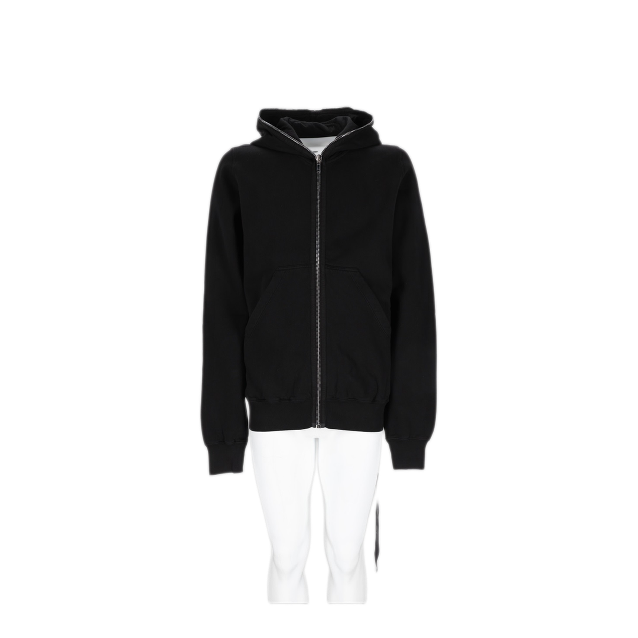 MAYFEYR - Rick Owens - Black Cotton T Shirt - DU02F6291FP09
