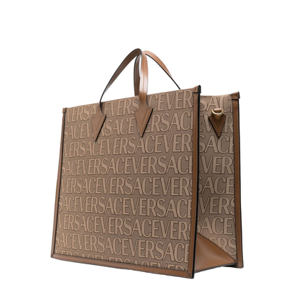 Larg Denim Allover Tote Bag