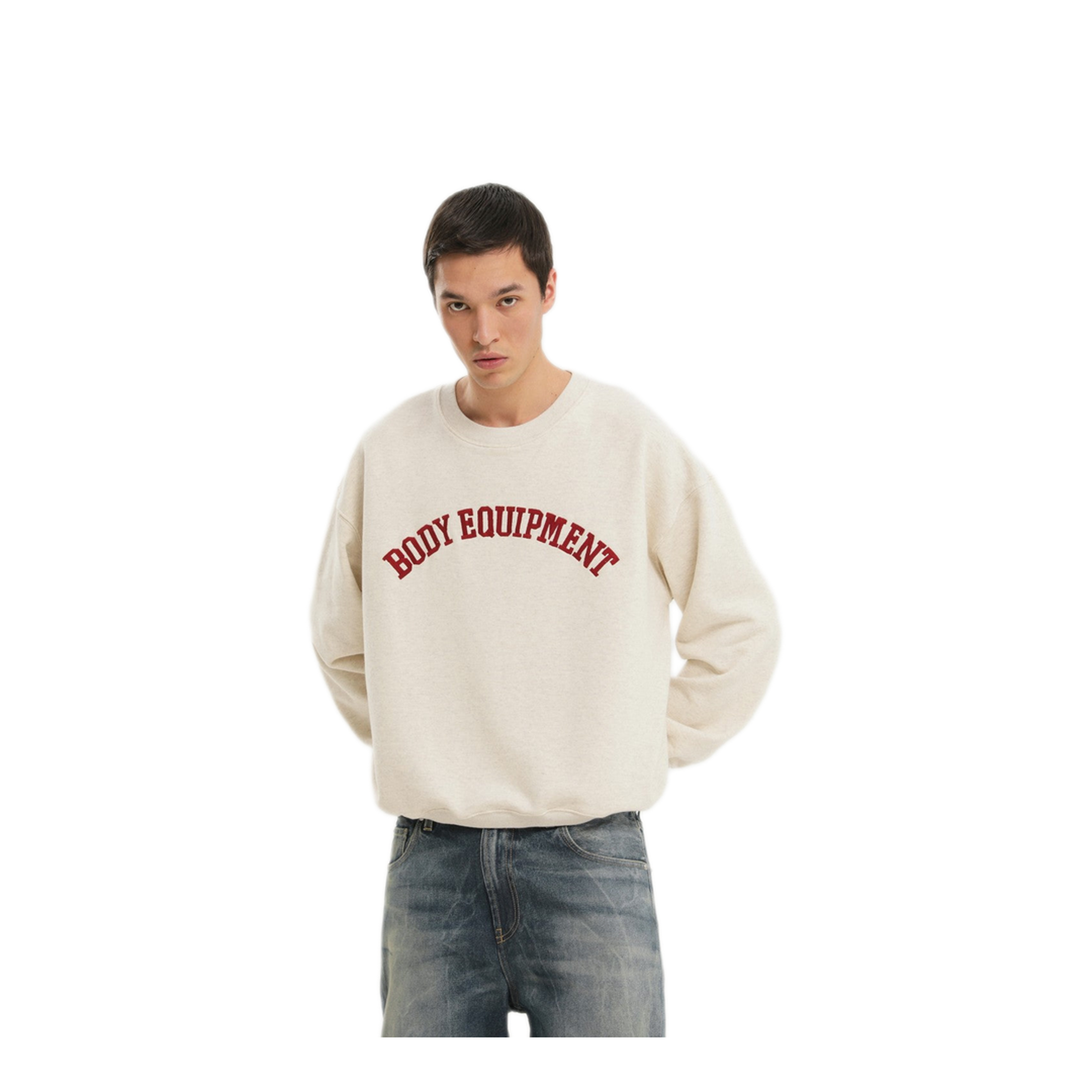 MAYFEYR - 1989 STUDIO - White Body Equipment Crew Neck Sweatshirt - F04MMB003FLE0014100