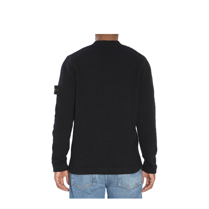 Crew Neck Sweater with Brushed Texture