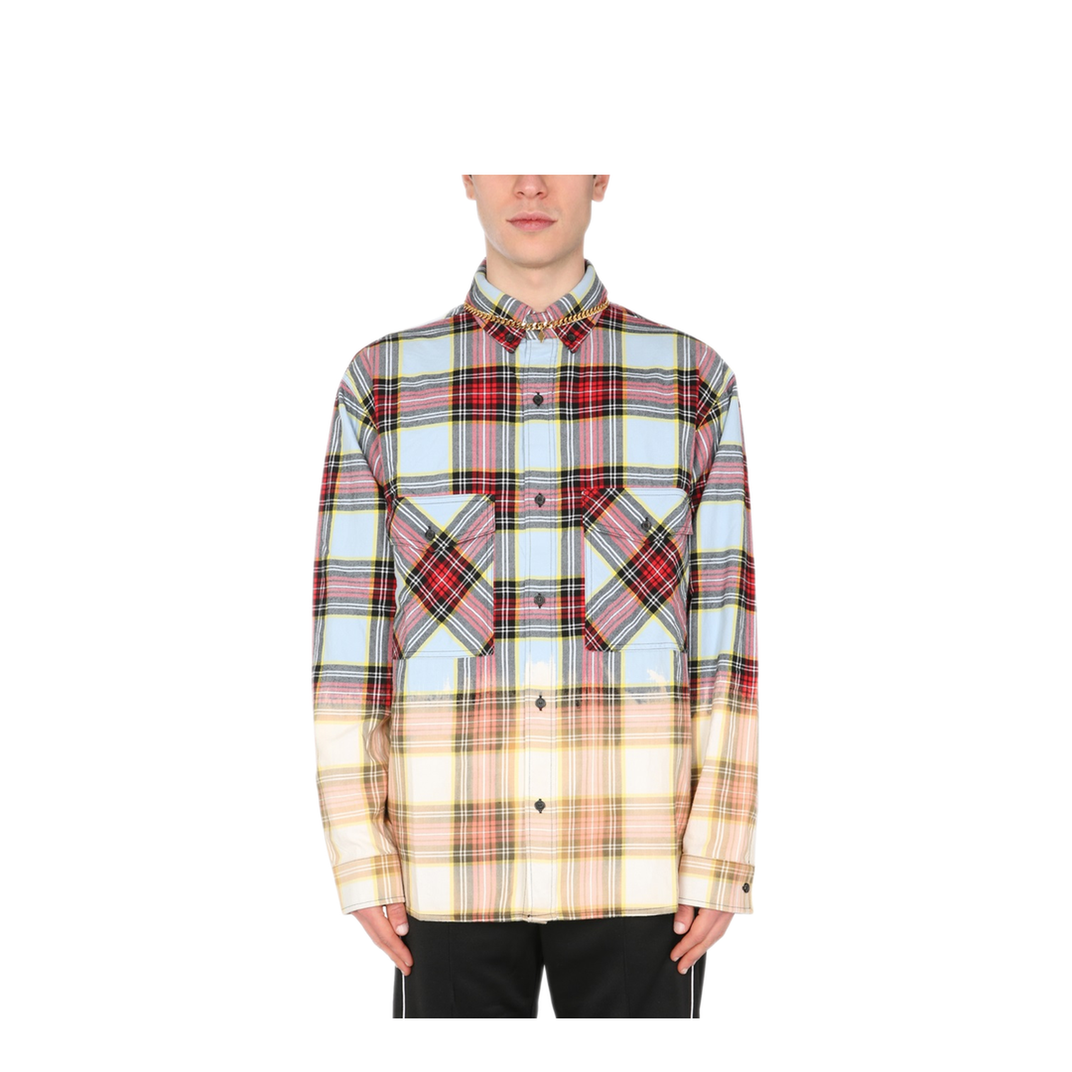 MAYFEYR - MARCELO BURLON COUNTY OF MILAN - Shirt With Check Print - CMGA073S21FAB0012540
