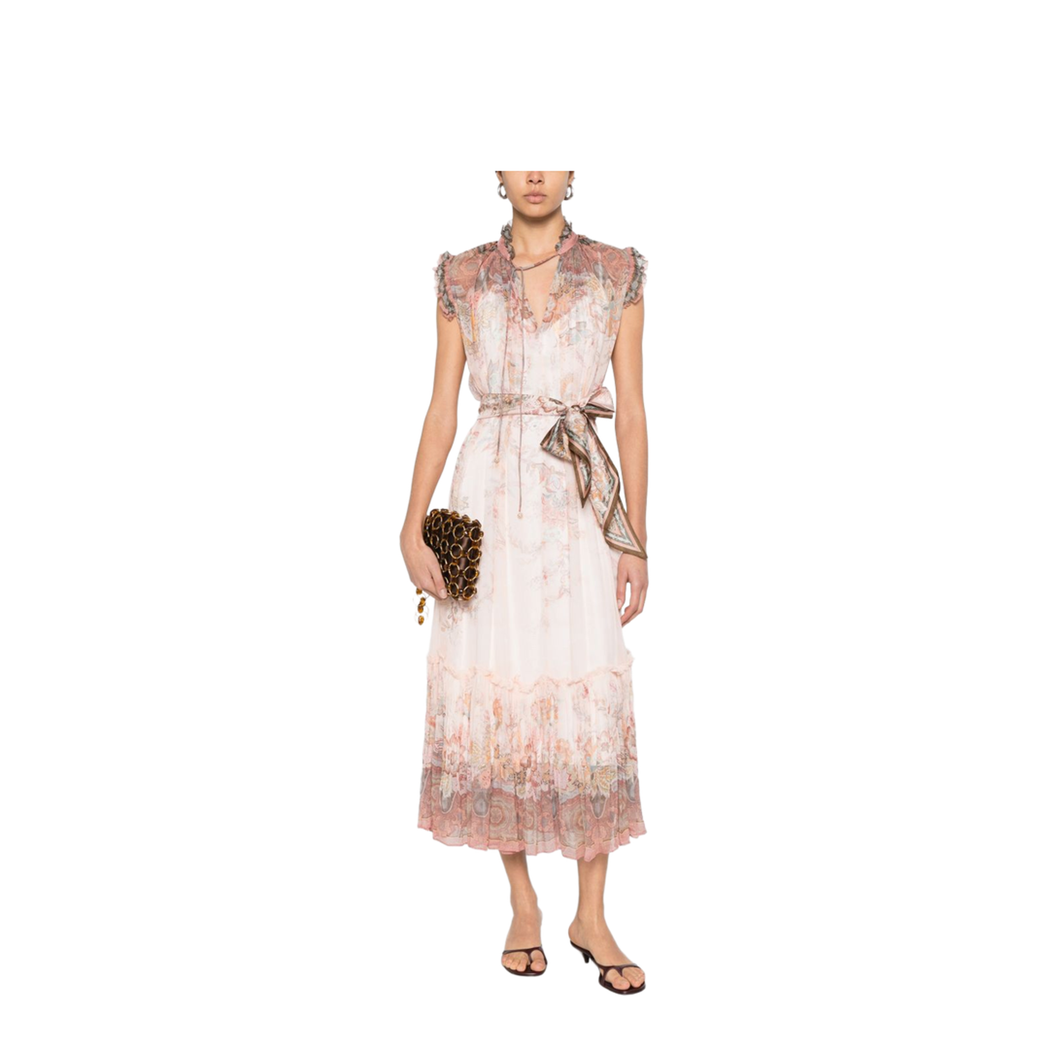 Alchemy Flutter Dress - Pink