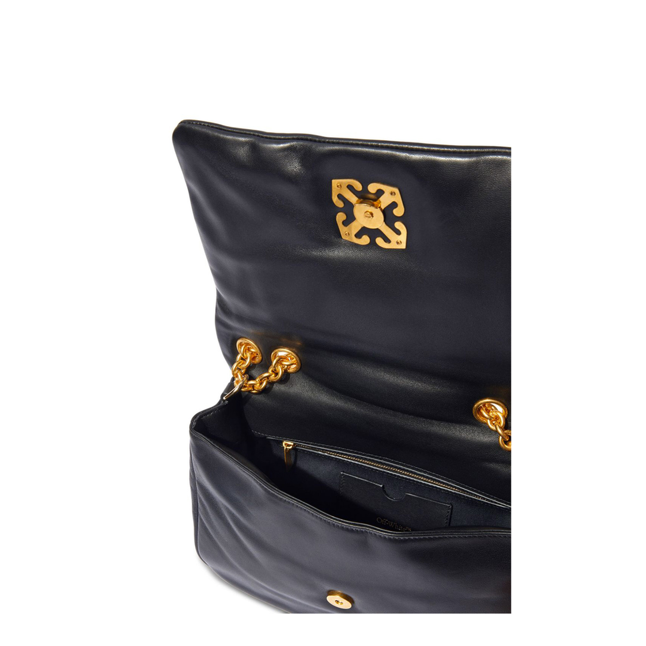 Jitney Puffer Shoulder Bag Black