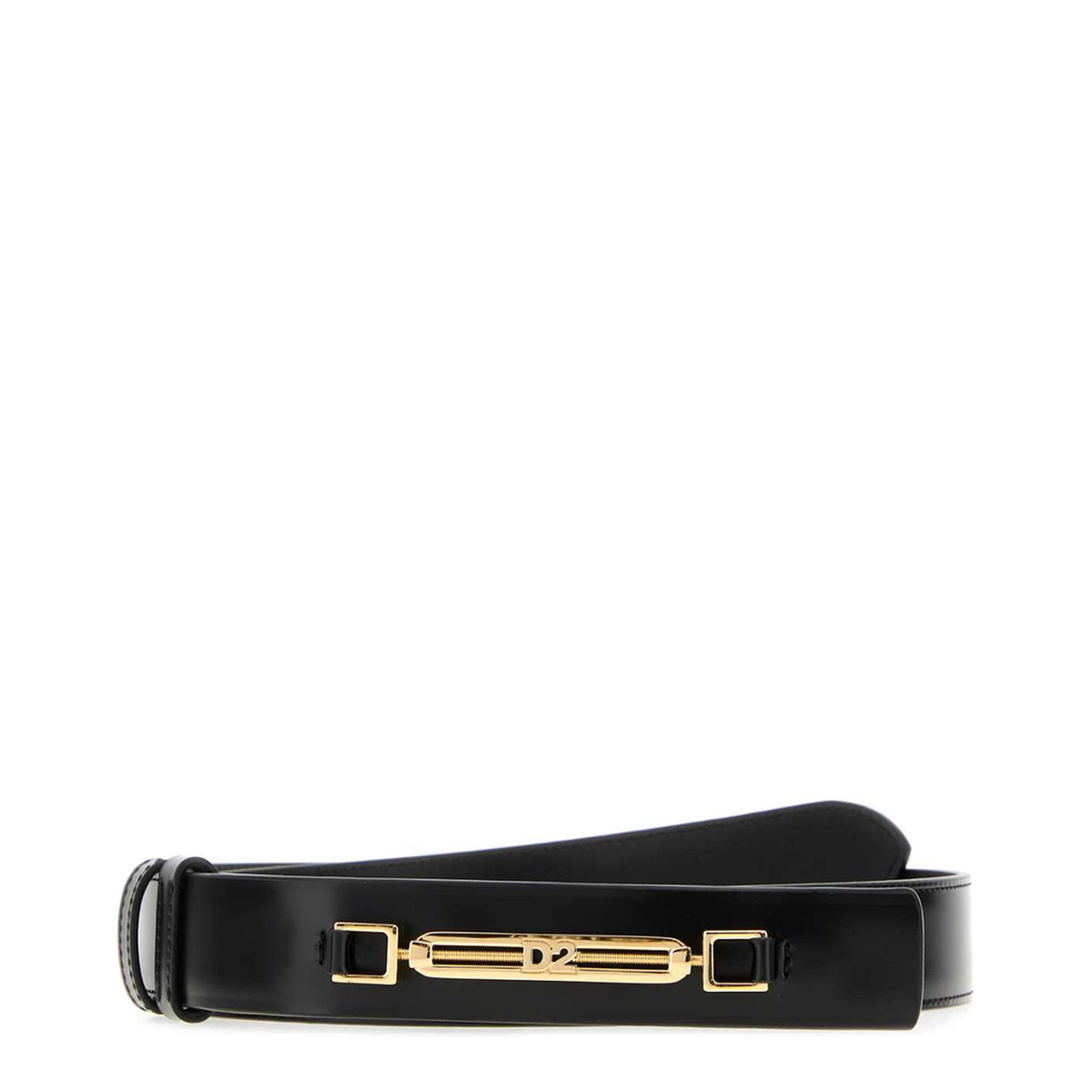 MAYFEYR - Dsquared2 - Black Leather Hip Belt - BEW048001500001M285