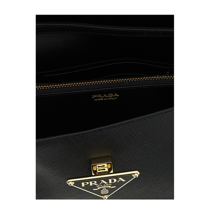 Black Saffiano Leather Mini-Bag