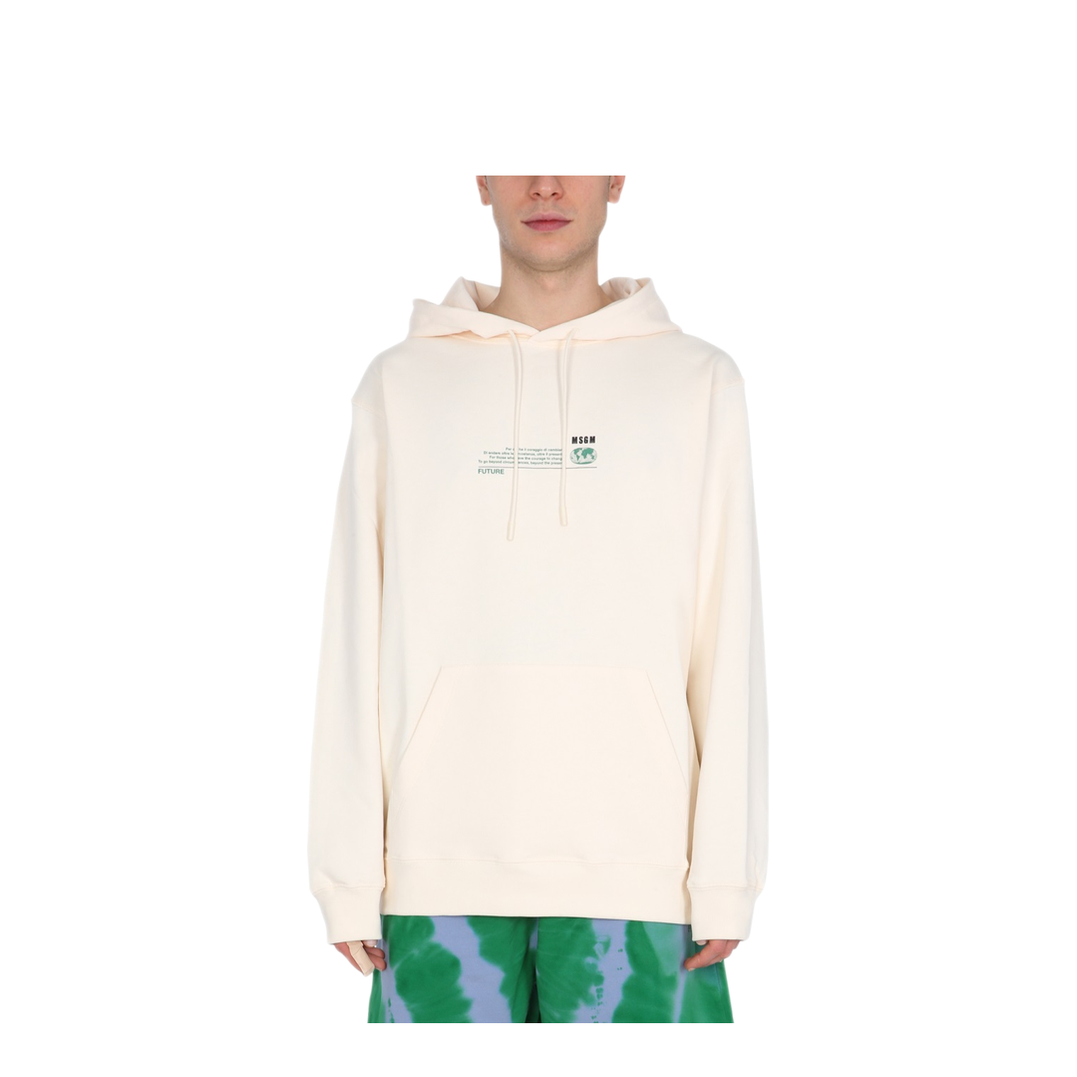 MAYFEYR - MSGM - Fantastic Green Sweatshirt - 3040MM17421711902