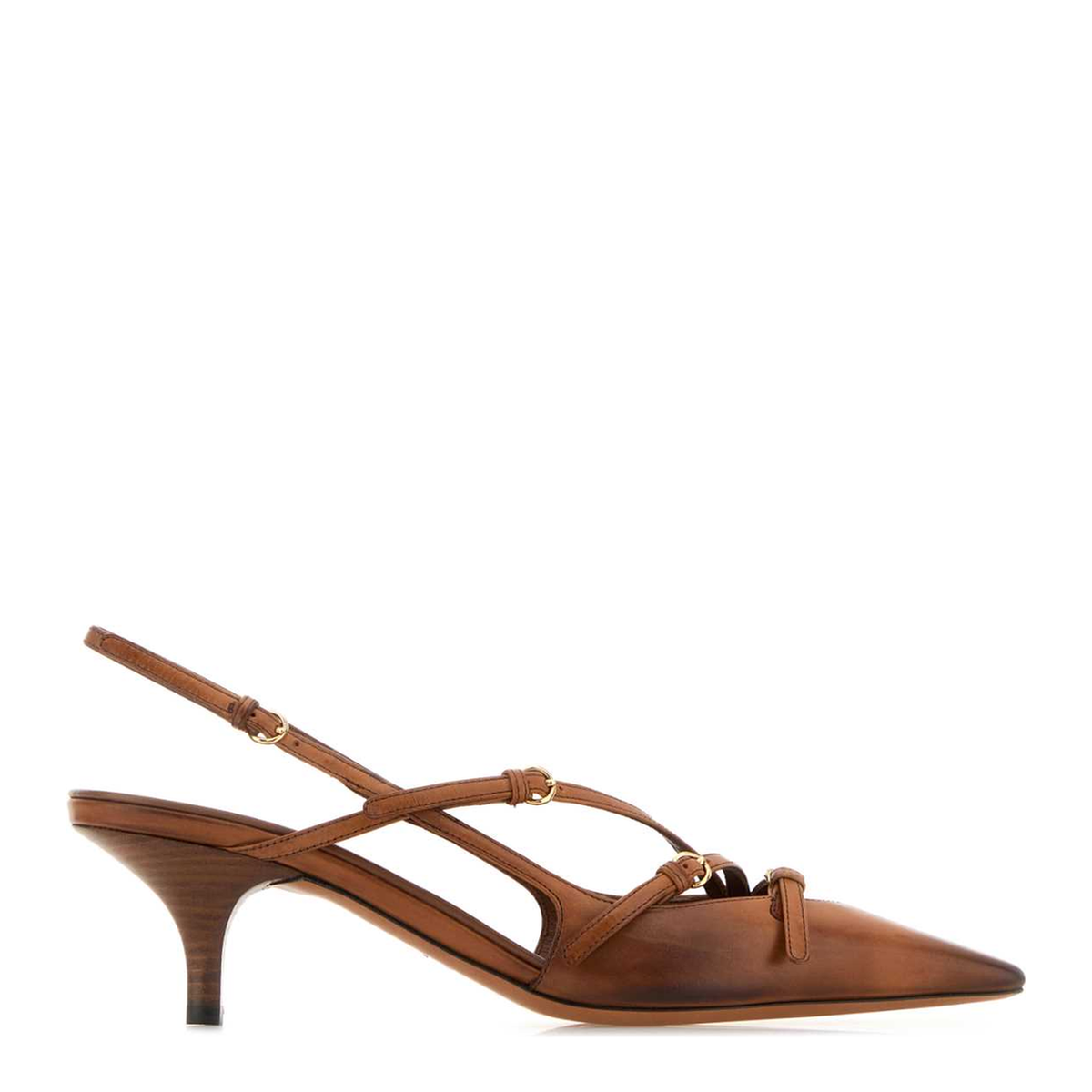 MAYFEYR - Miu Miu - Camel Leather Pumps - 5I013EFM055537F0046