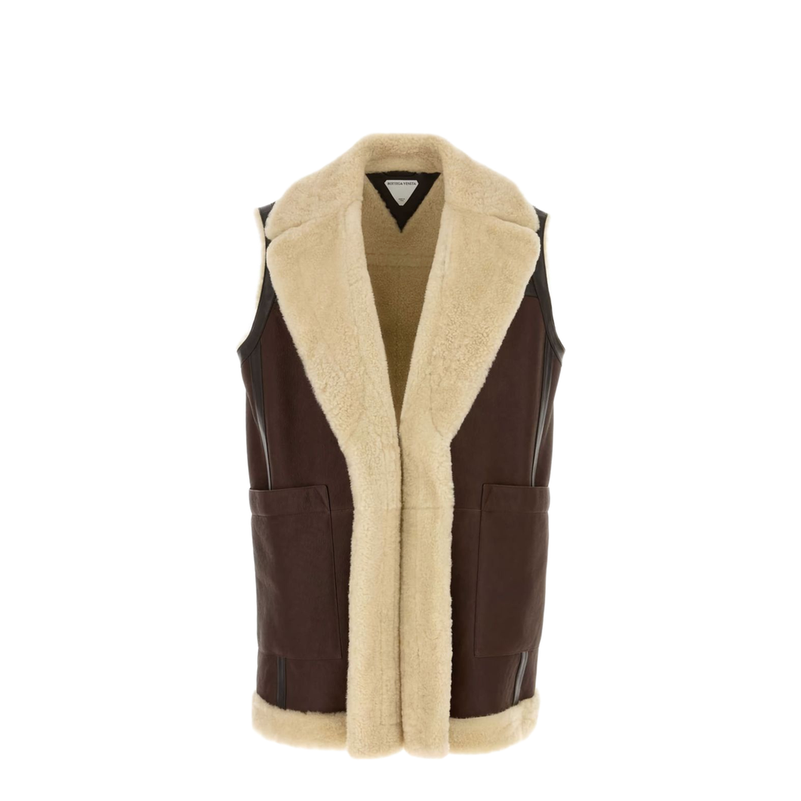 Leather and Shearling Gilet