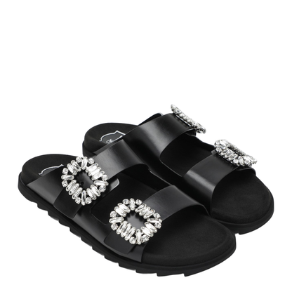 Mule Slidy in Leather