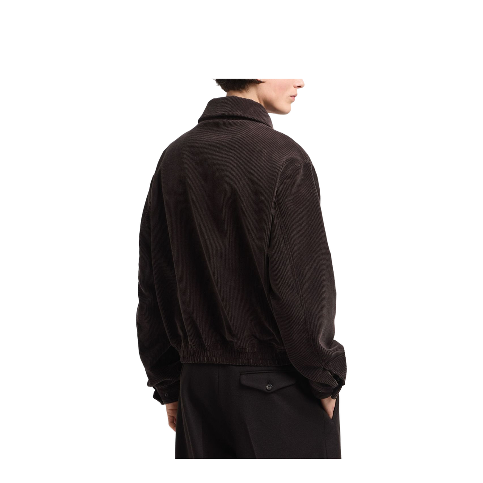 Corduroy Zip-Up Blouson