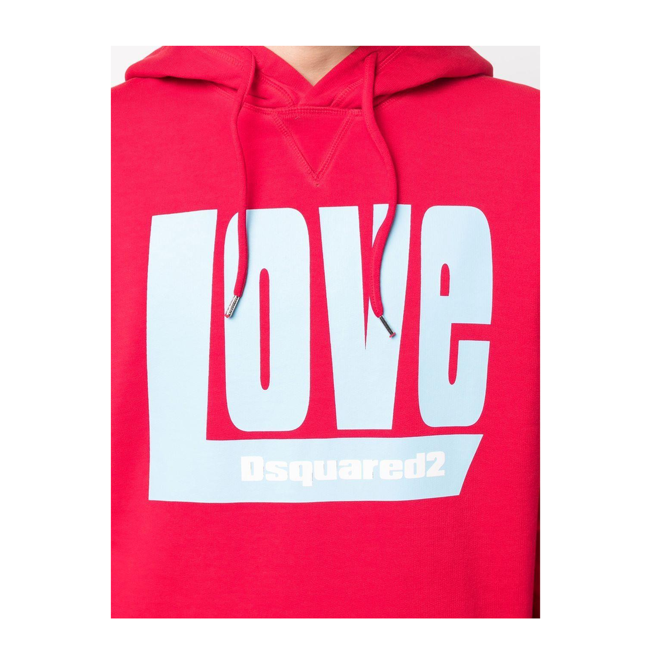 MAYFEYR - Dsquared2 - Love Logo-Print Hoodie - S71GU0549S25030315