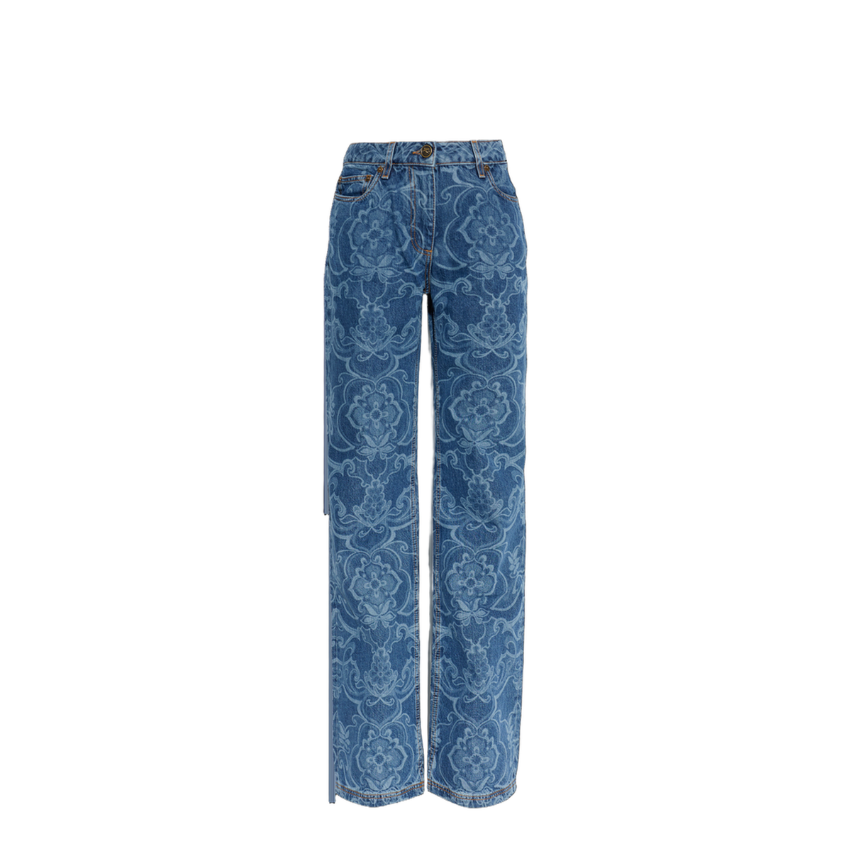 MAYFEYR - Etro - Jacquard Denim Jeans With Ornamental Pattern - WRNB0026AV11MS9880