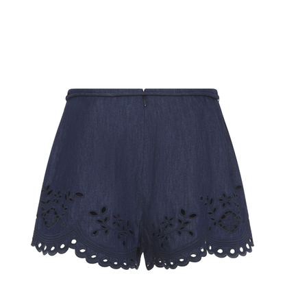MAYFEYR - Zimmermann - Mahon Broderie Denim Short - 7283ASS263
