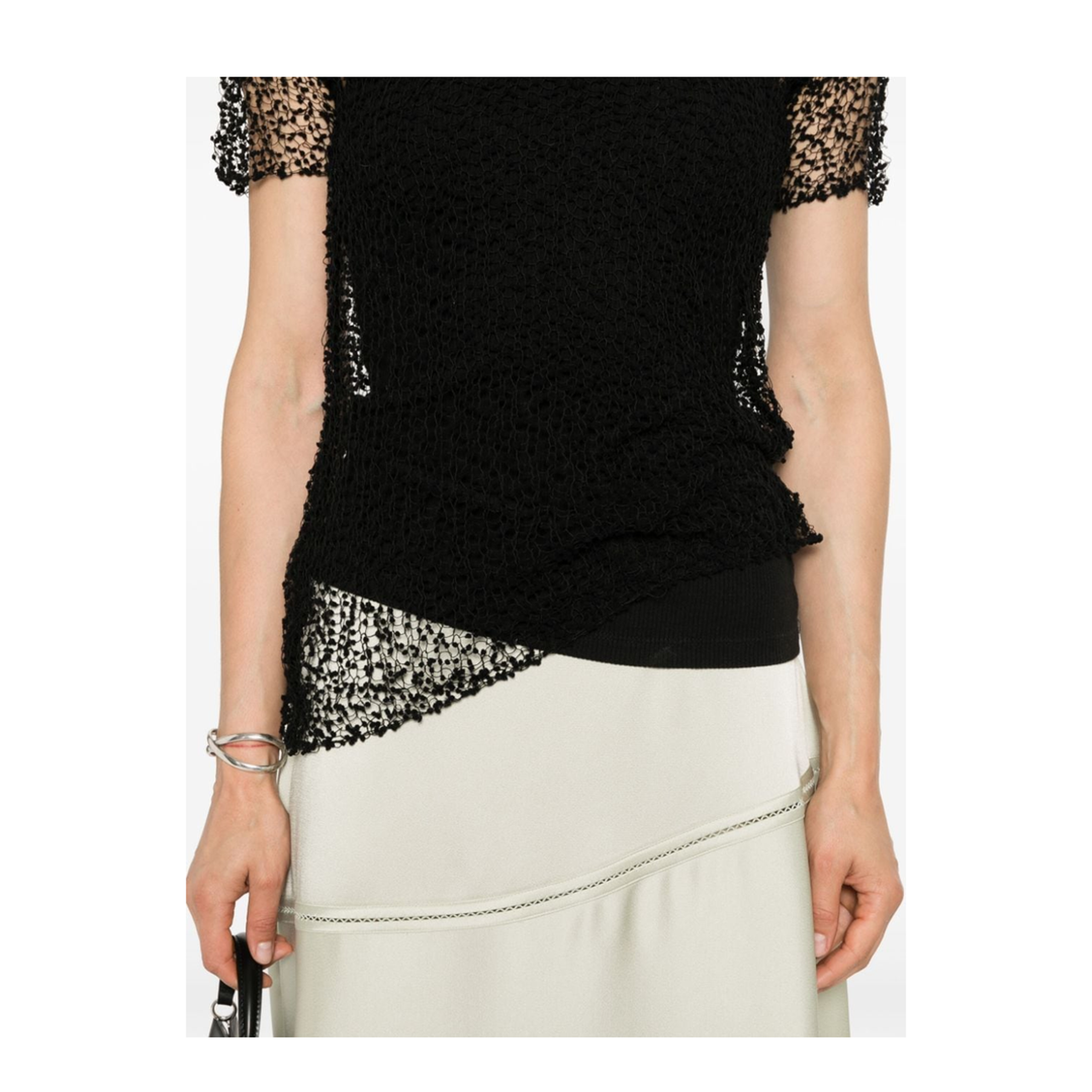 MAYFEYR - Maison Margiela - Dot-Embroidered Semi-Sheer Top - S29HL0009M13007900