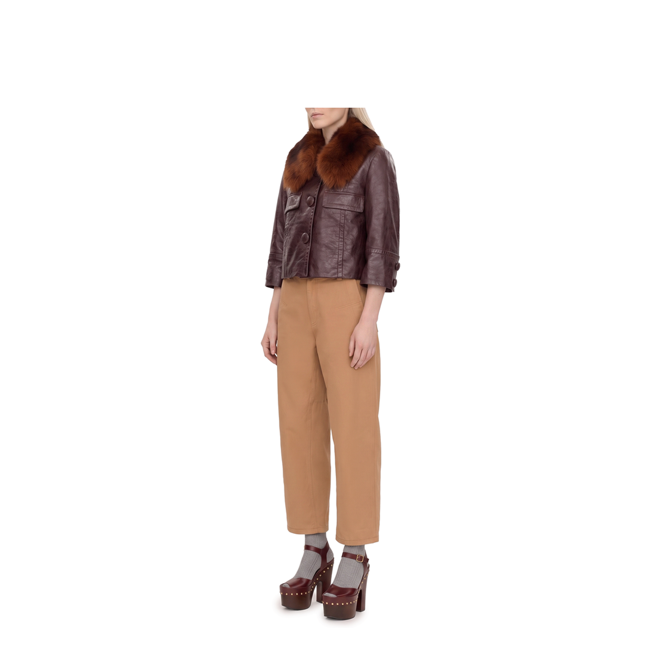 MAYFEYR - Chloè - Short Leather Jacket - CH26ACV0522356F