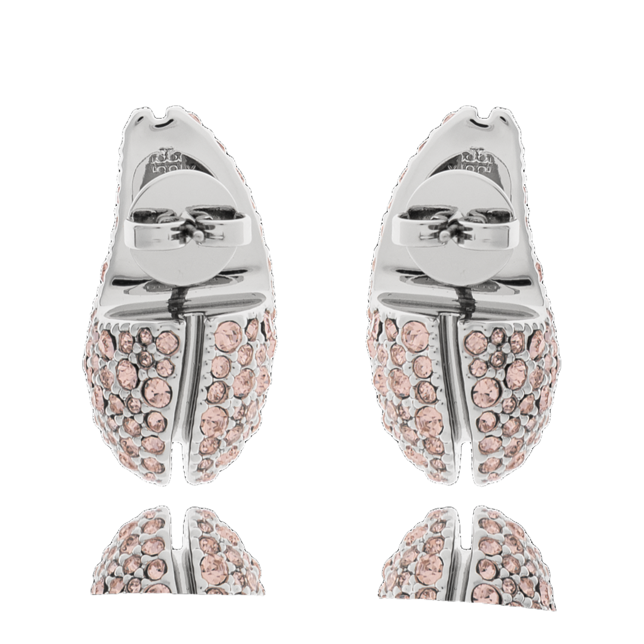 Earrings with Shimmering Crystals