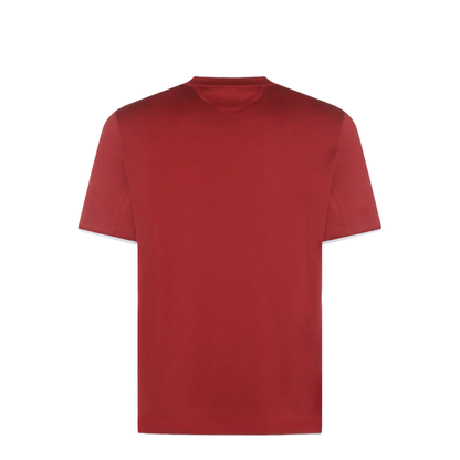 T-Shirt With Faux-Layering