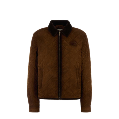 MAYFEYR - Miu Miu - Brown Suede Jacket - MPV995SOOO104RF0134