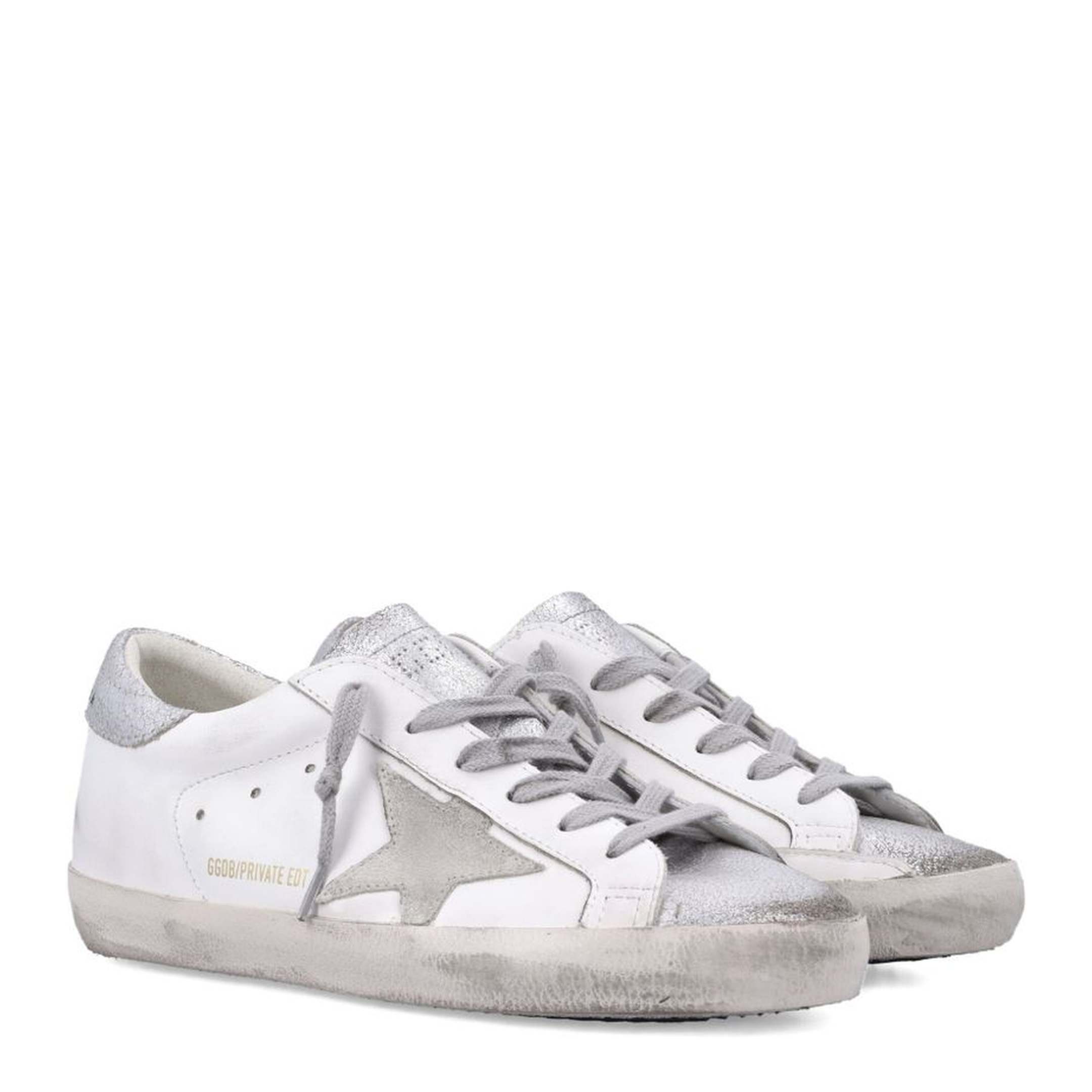 Super-Star Leather Upper and List Suede Star Laminated Suede Toe and Heel