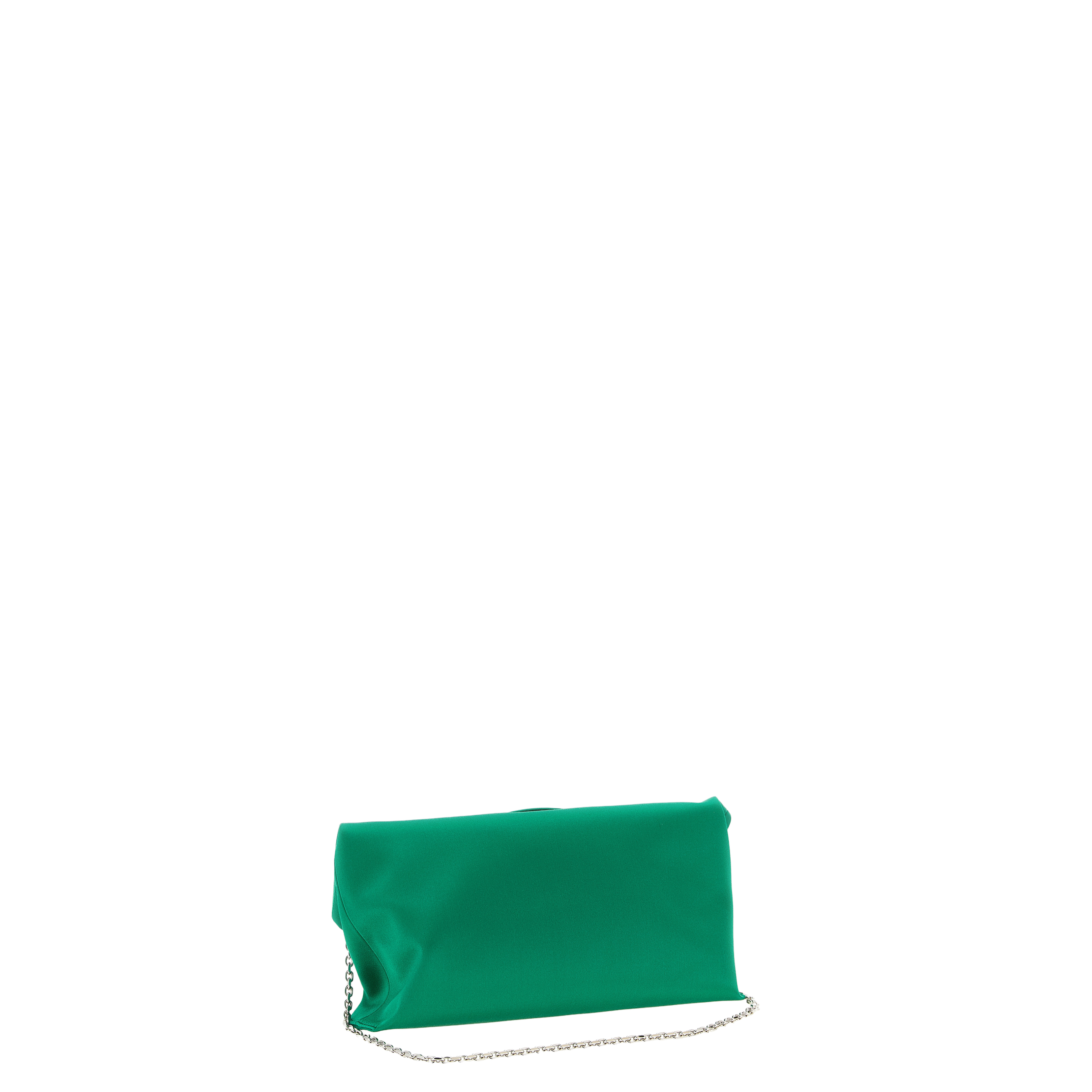 Trompette Clutch in Satin