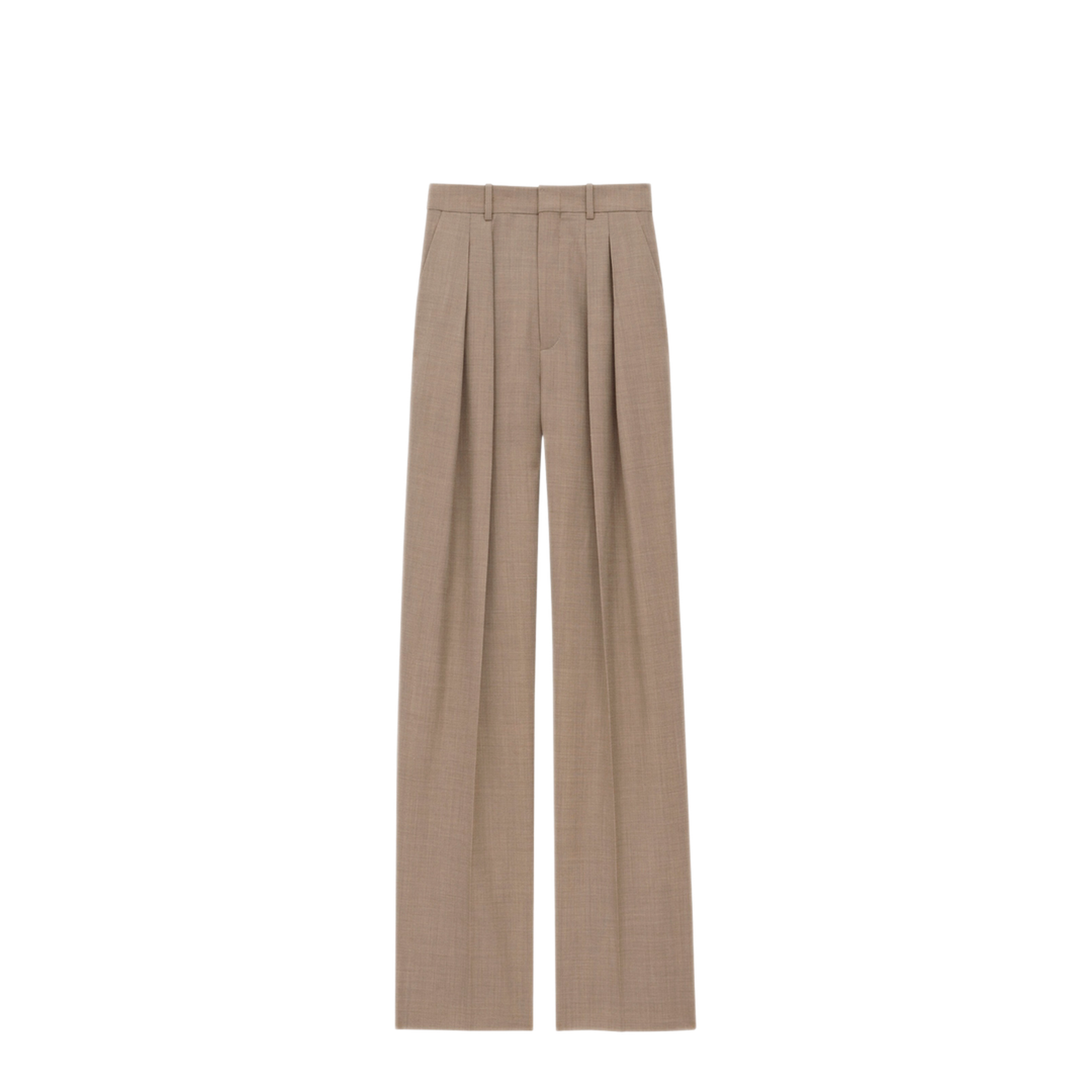 MAYFEYR -  - Wide-Leg Tailored Pants In Caviar Wool - 824389Y1I251506