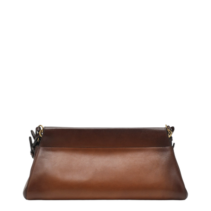 Enchaîné Medium Leather Bag Brown