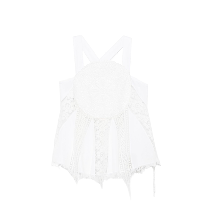 Embroidered Cotton Top