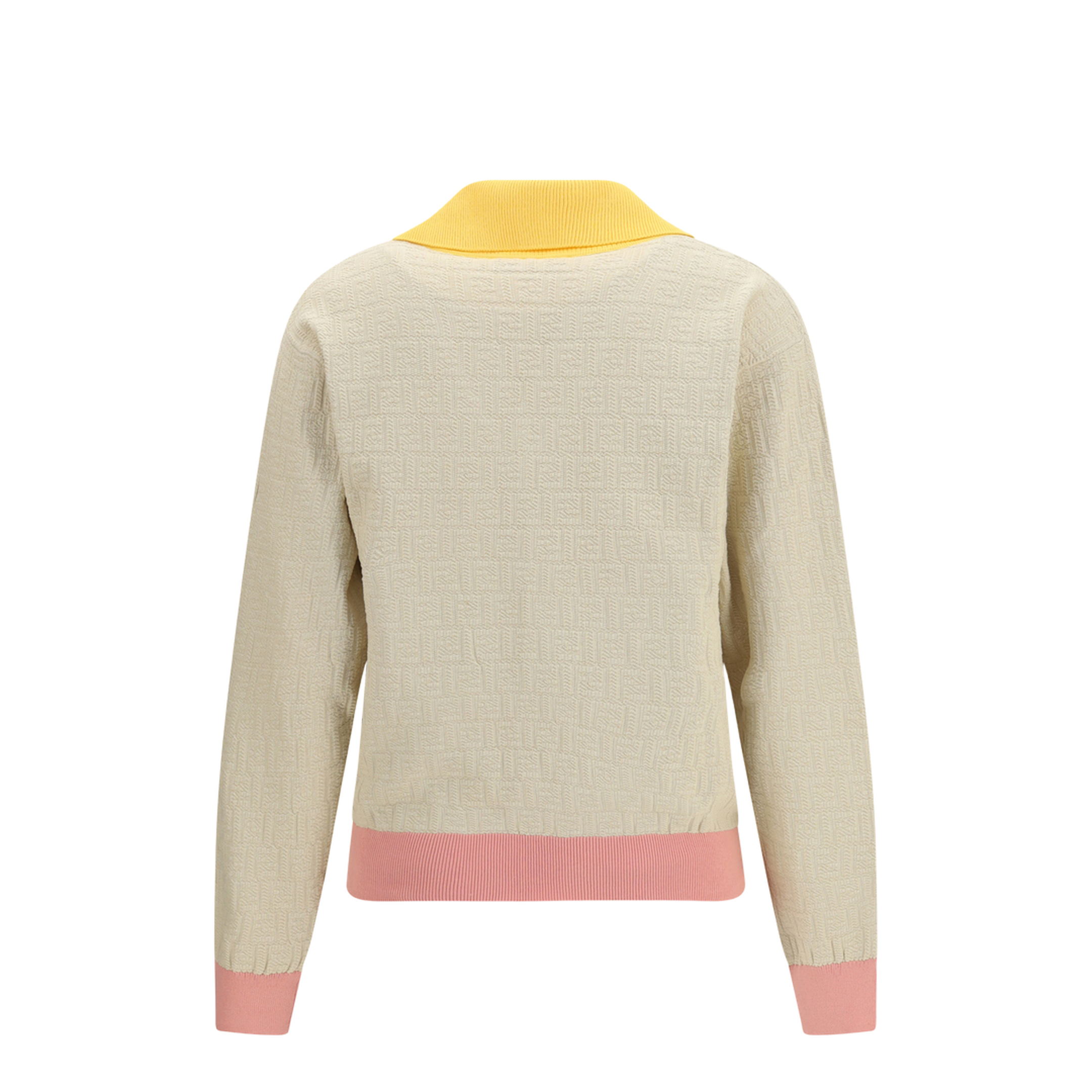 MAYFEYR - Fendi - Cotton And Silk Sweater With Logo - FZXE95AW4S