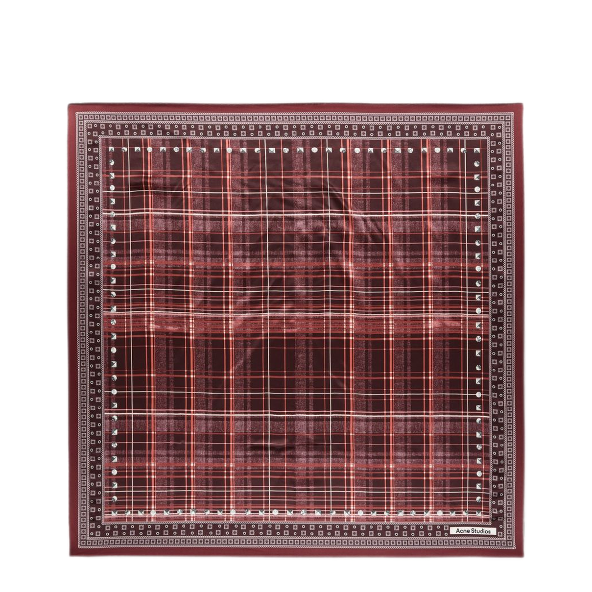 MAYFEYR - Acne Studios - Checked Silk Scarf - CA0441BR2