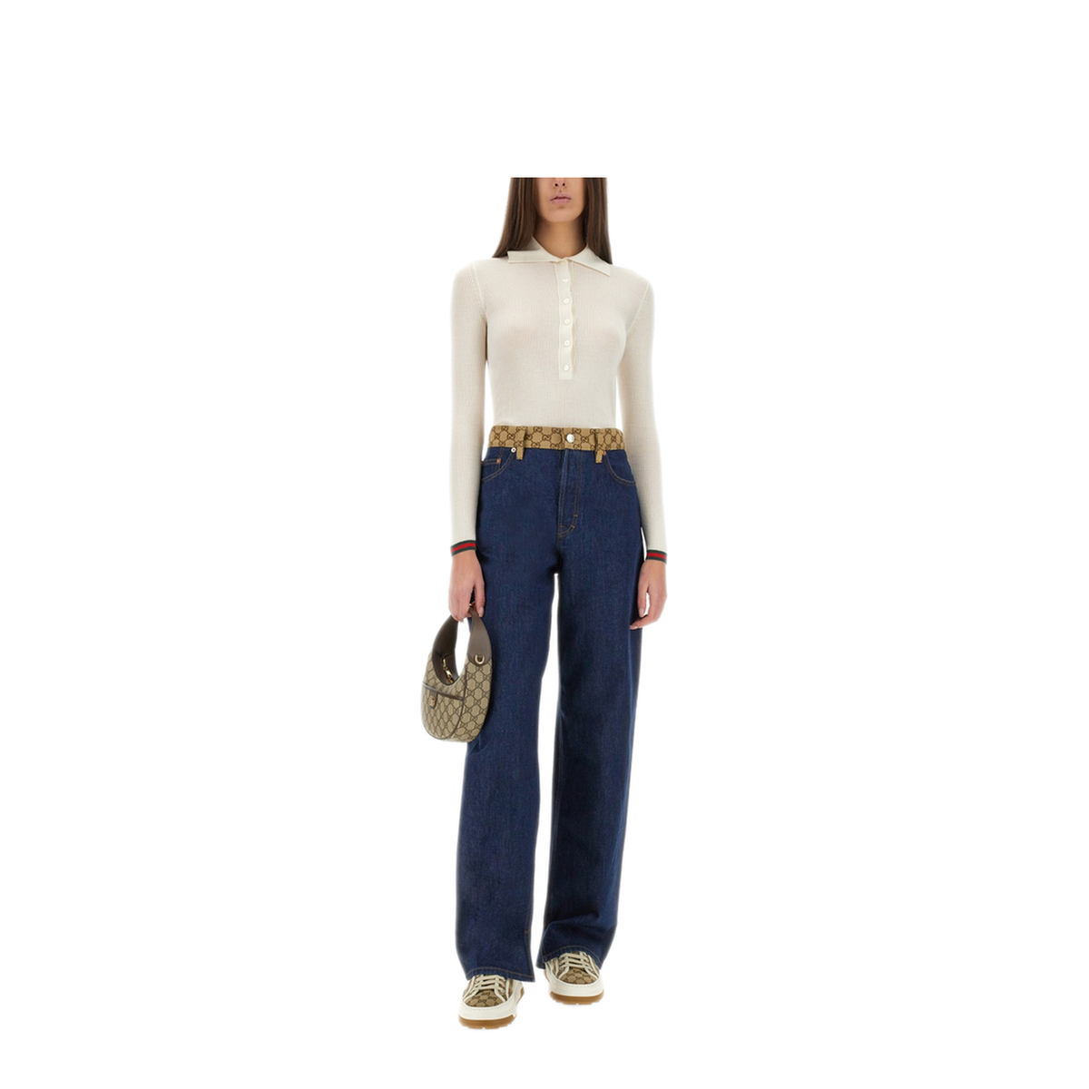 Cashmere and Silk Polo Shirt