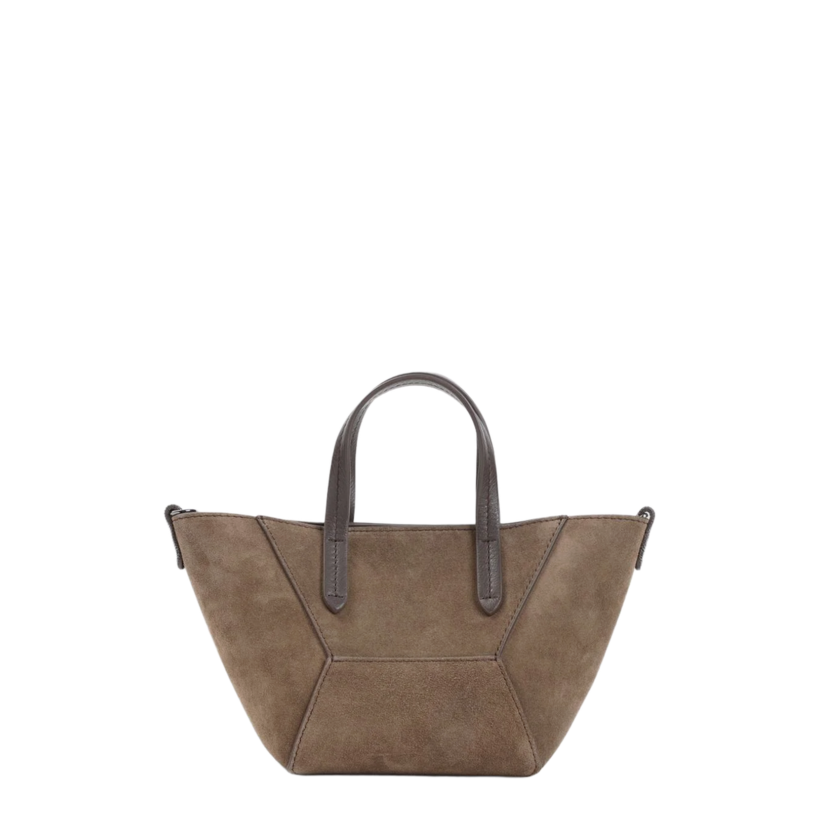 Brown Suede Duomini Bag